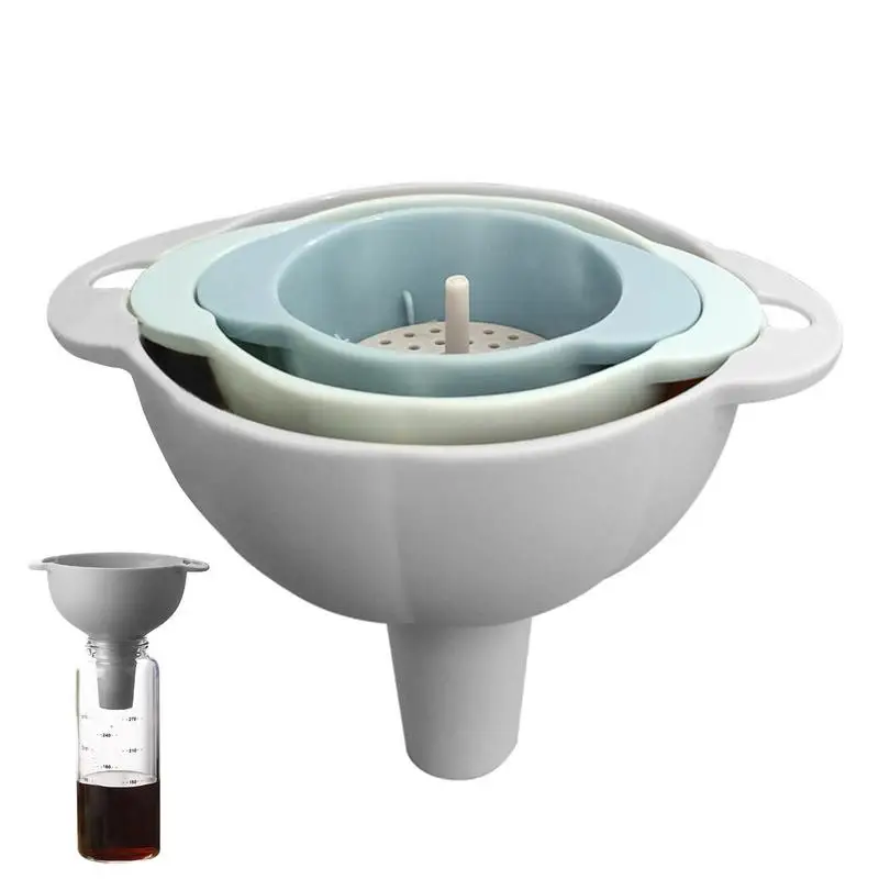 

Bottle Funnel Large Small Kitchen Funnel Set Of 3 Food For Kitchen Use Filling Bottles Flask Cooking Water Bottle Liquid