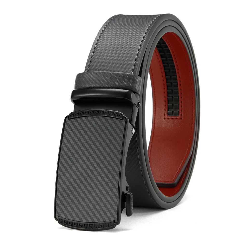 High-Quality Leather Automatic Buckle Belt - Unisex Gift