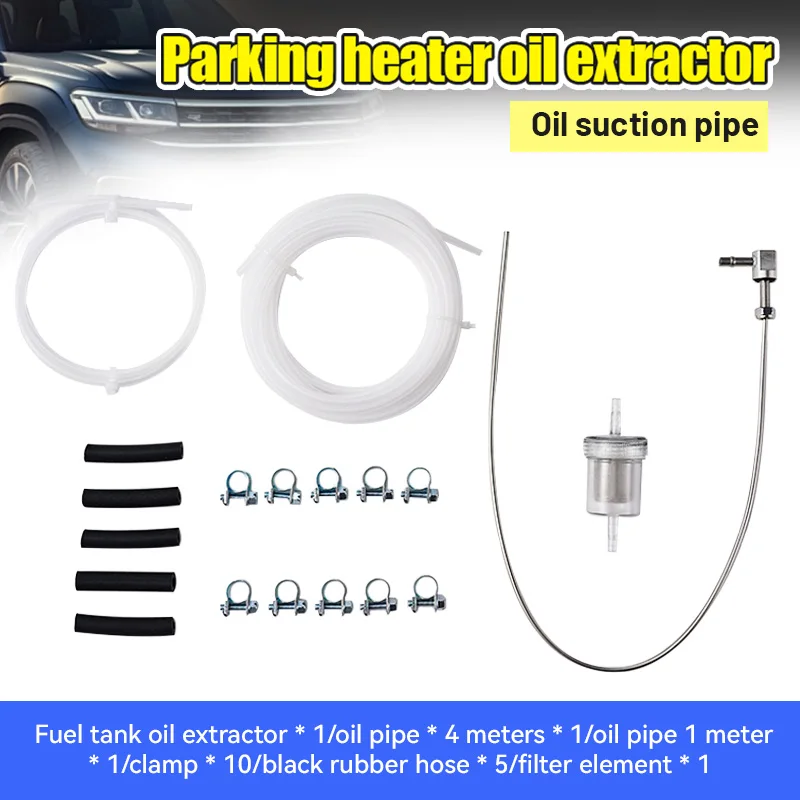 Oil Extraction Heater Oil Tank Suction Pipe Set Extractor Diesel Parking Heater AccessoriesTools For Webasto Eberspacher