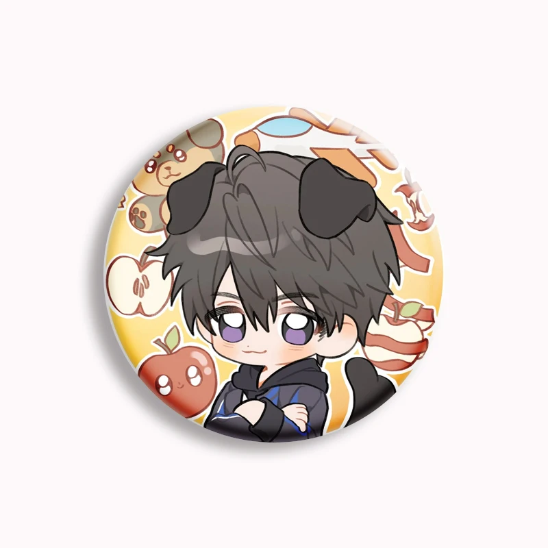 PIN FOR LOVE キャラクターグッズ Love and Deepspace Q Version Button Pin Zayne Xavier Rafayel