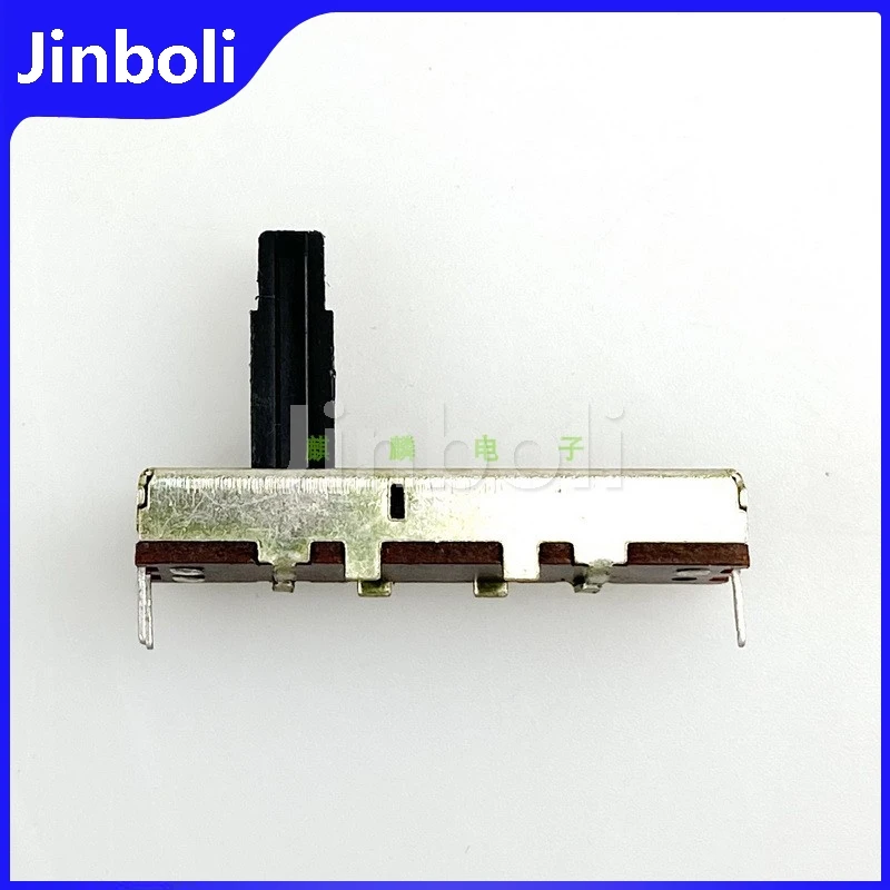 35mm 3Pins Single Straight Slide Potentiometer A10K Stroke 20mm Mixer Fader Handle Width 4mm 2PCS