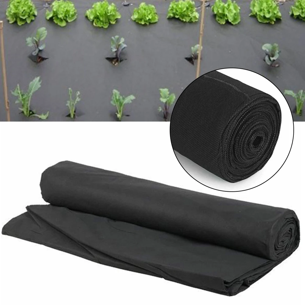 Garden Weed Control Fabric Membrane Ground Sheet Cover Cover Greenhouse Plant Membrane Decking Landscaping
