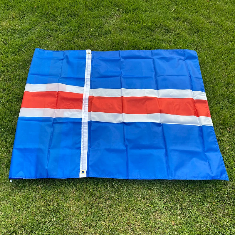 aerxemrbrae  The Iceland Flag Polyester Flag 5*3 FT 150*90 CM High Quality  banner