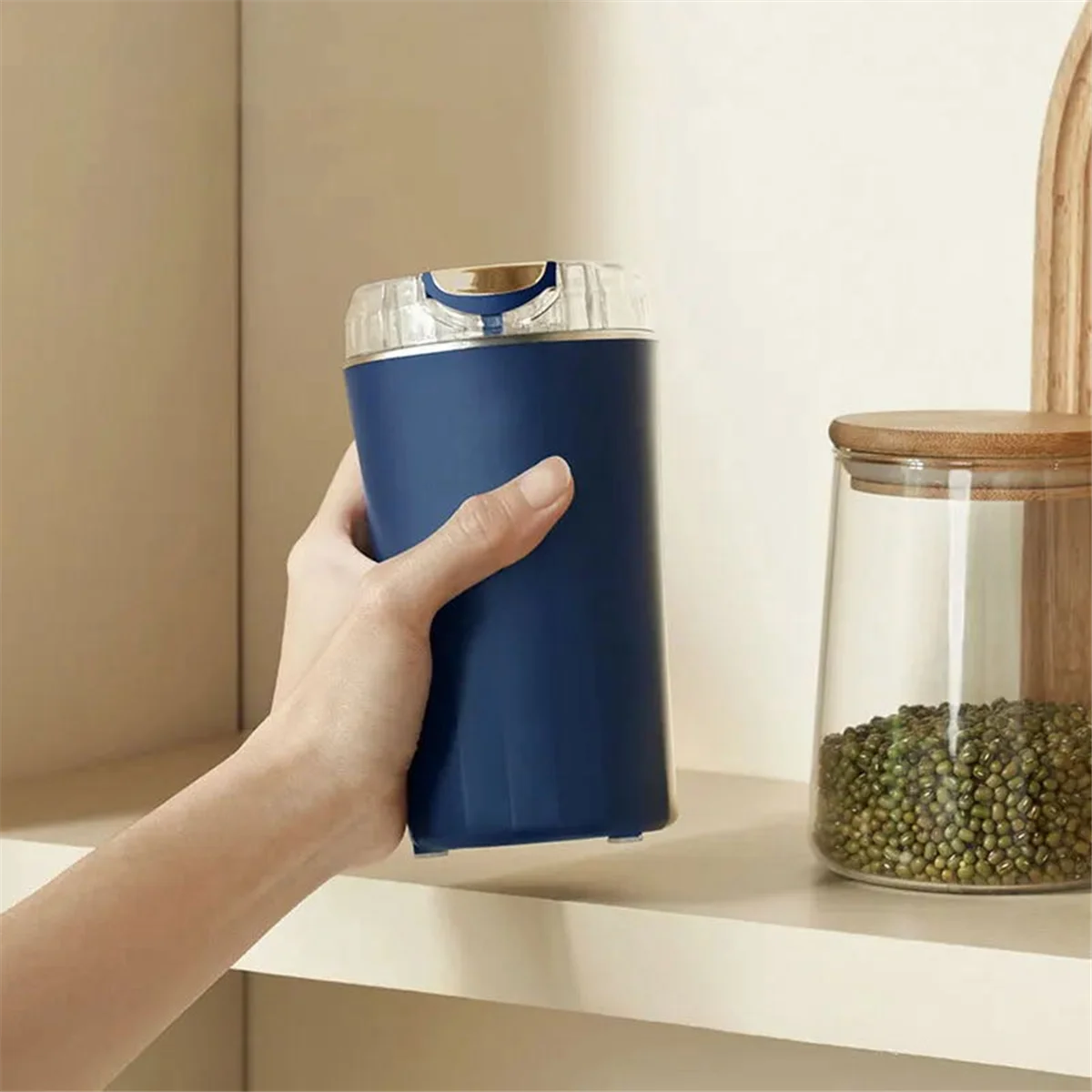 Electric Grinding Machine Grain Grinder Small Coffee Grinder Stainless Steel Nuts Beans Mill Herbs for Kitchen EU Plug HOT