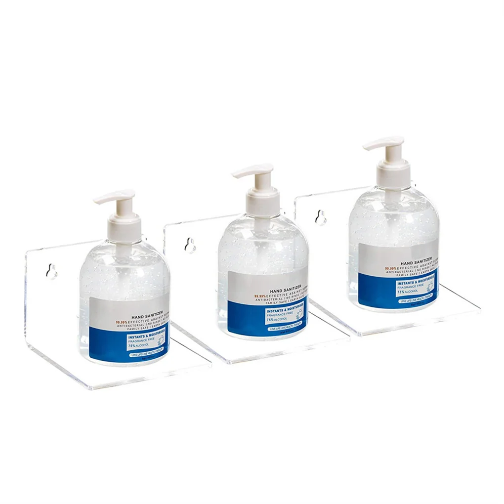 Pack of 2 Floating Shelf Acrylic Display Cases Pragmatic Convenient Multifunctional Save Space