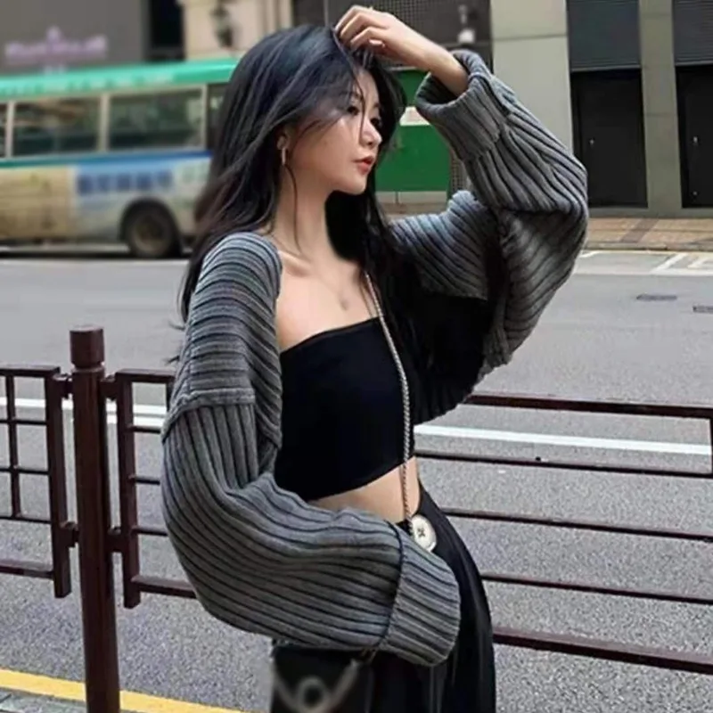 Open Front Solid Color WomenBolero Shrug Cardigan Cropped Casual Bolero for Everyday Date Nights Parties 3