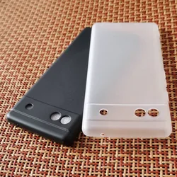 Matte Frosted Protective Phone Case - 2 - Pack TPU Silicone Soft Shell Back Cover - Google Pixel 6A (2 Black Frosted)