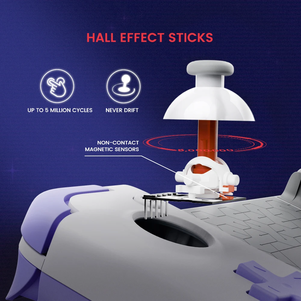 GameSir- X2s CŸ е, ȵ̵   Ʈѷ, ޴ ̵ USB CŸ Ʈ,  15 Ȧ Ʈ ƽ