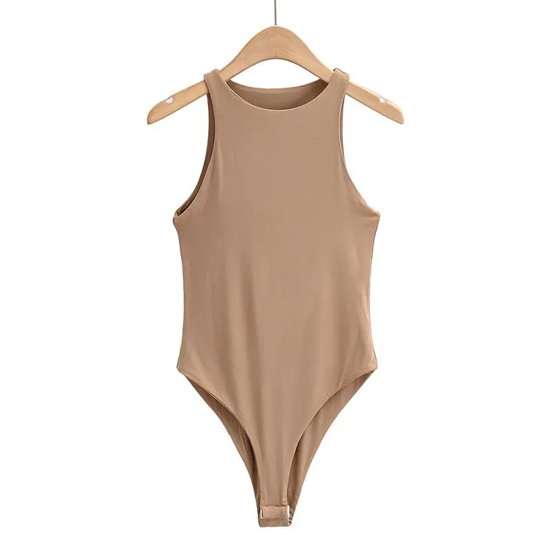 Women body suit casual Sexy Slim beach Jumpsuit Romper girl Bodysuit solid suit clothes clothing catsuit top 2023