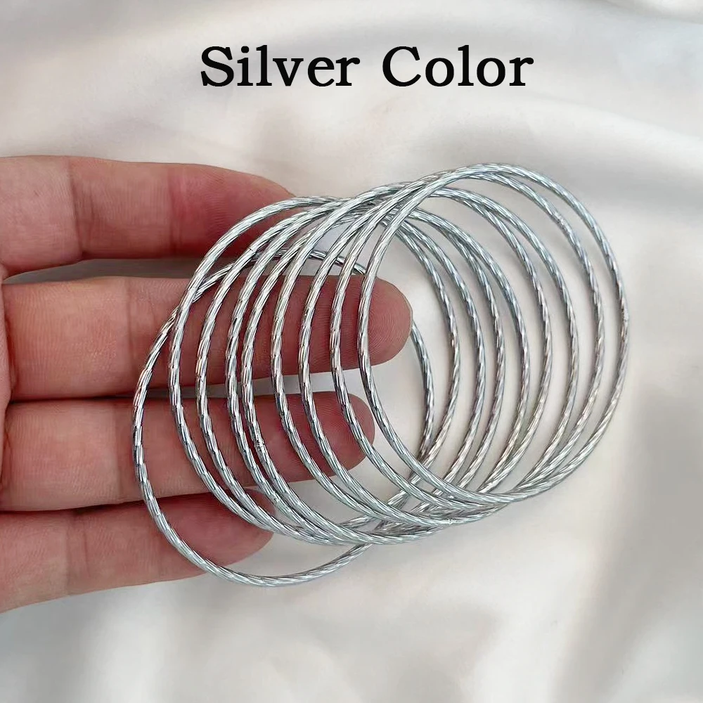 Bangle Bracelet Women Girls Dubai Circle Jewelry 6pcs/Lot