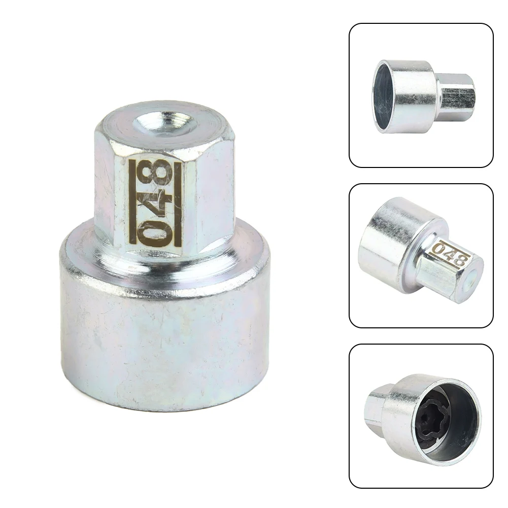 

1pc Car Tire Wheel Lock Lugnut Anti-theft Screw Nut Removal Key Socket #48 Wheel Lock Lugnut For BMW F20 F21 F30 F31 F32 F34 F36