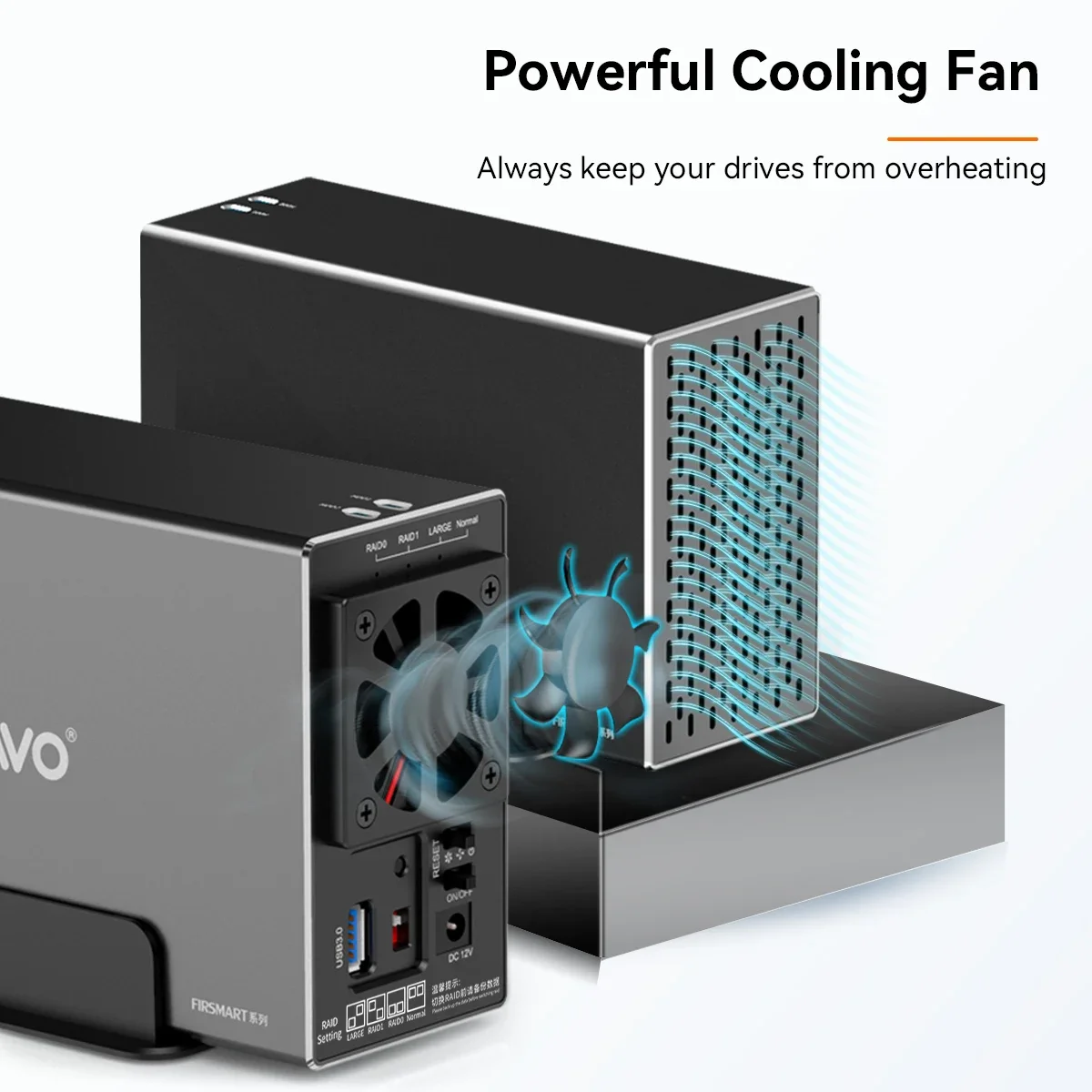 Maiwo-dual Bay Docking Station Disco Rígido Externo Gabinete de Disco Rígido Usb 3.0 até 5gbps 40tb Capacidade Case 3.5 Sata Raid Hdd - Imagem 3