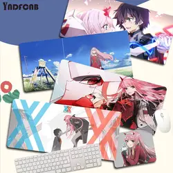 Alfombrilla de ratón para juegos Darling in the FranXX, nuevo diseño único, para borde grande, versión de velocidad de bloqueo, almohadilla para teclado de juego