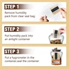 Humidor Packets 60/8 Grams humidity cigar 69% 2-Way Humidity Control Humidor Relative Humidity Packs for Cigar Humidifier Bags 3