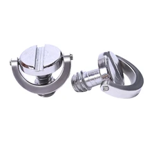 2 Pack Quick Release Camera Fixing Screw D-Ring Screws 1/4 Inch