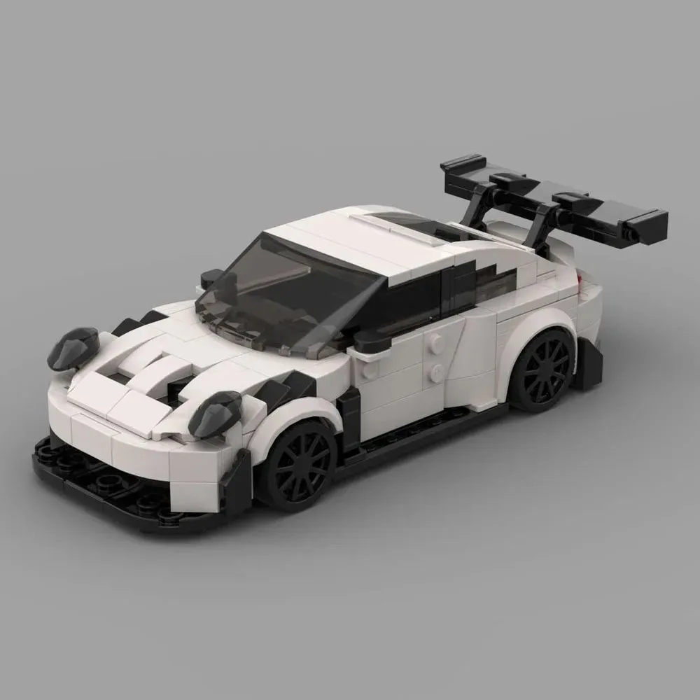 Geschwindigkeit Serie 346PCS MOC GT3 DIY supercar Bausteine sport auto Aufklärung Montage modell spielzeug ziegel Kinder geburtstag geschenk