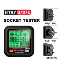 Digital Socket Tester US EU UK Voltage Test Socket Detector Smart Detector with HD Backlit Screen Leakage Protection Detection 2