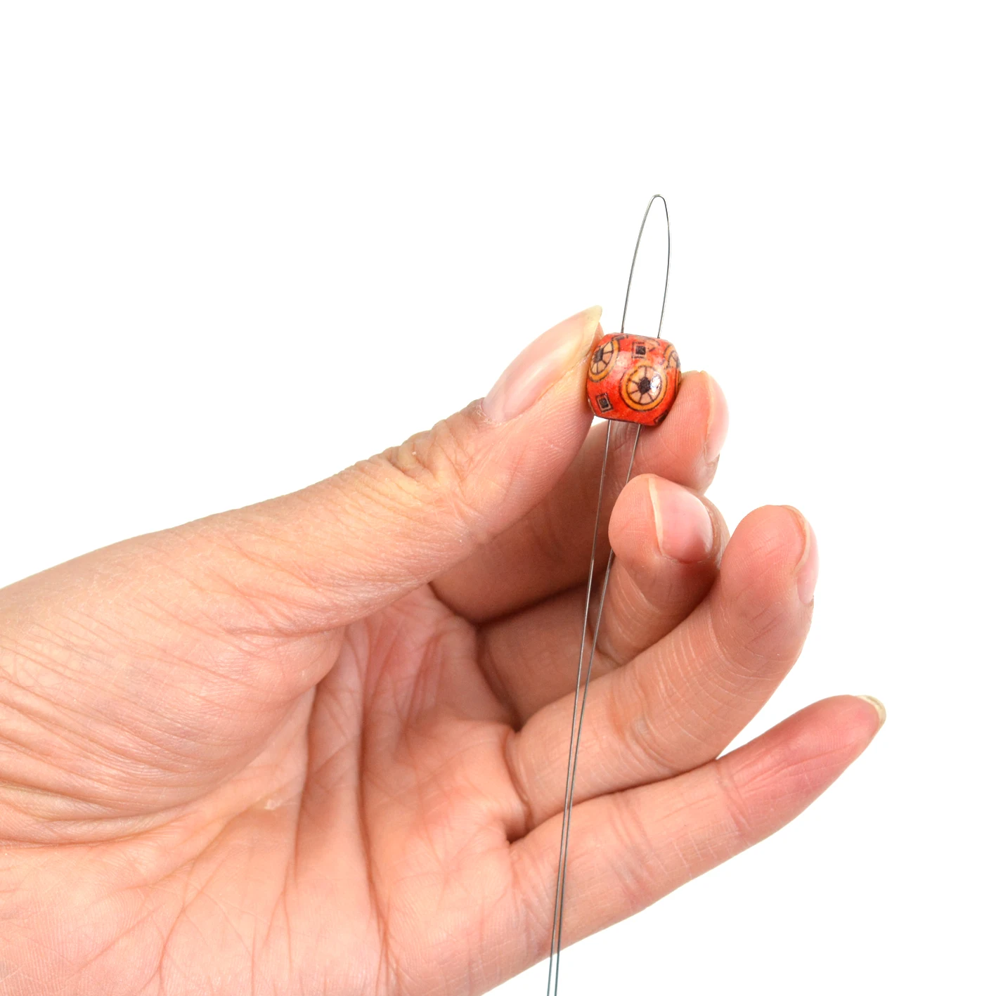 200 조각 나무 Dreadlock 구슬 끈 구슬 빅 홀 머리 장식 반지 머리 연장 DIY 땋기