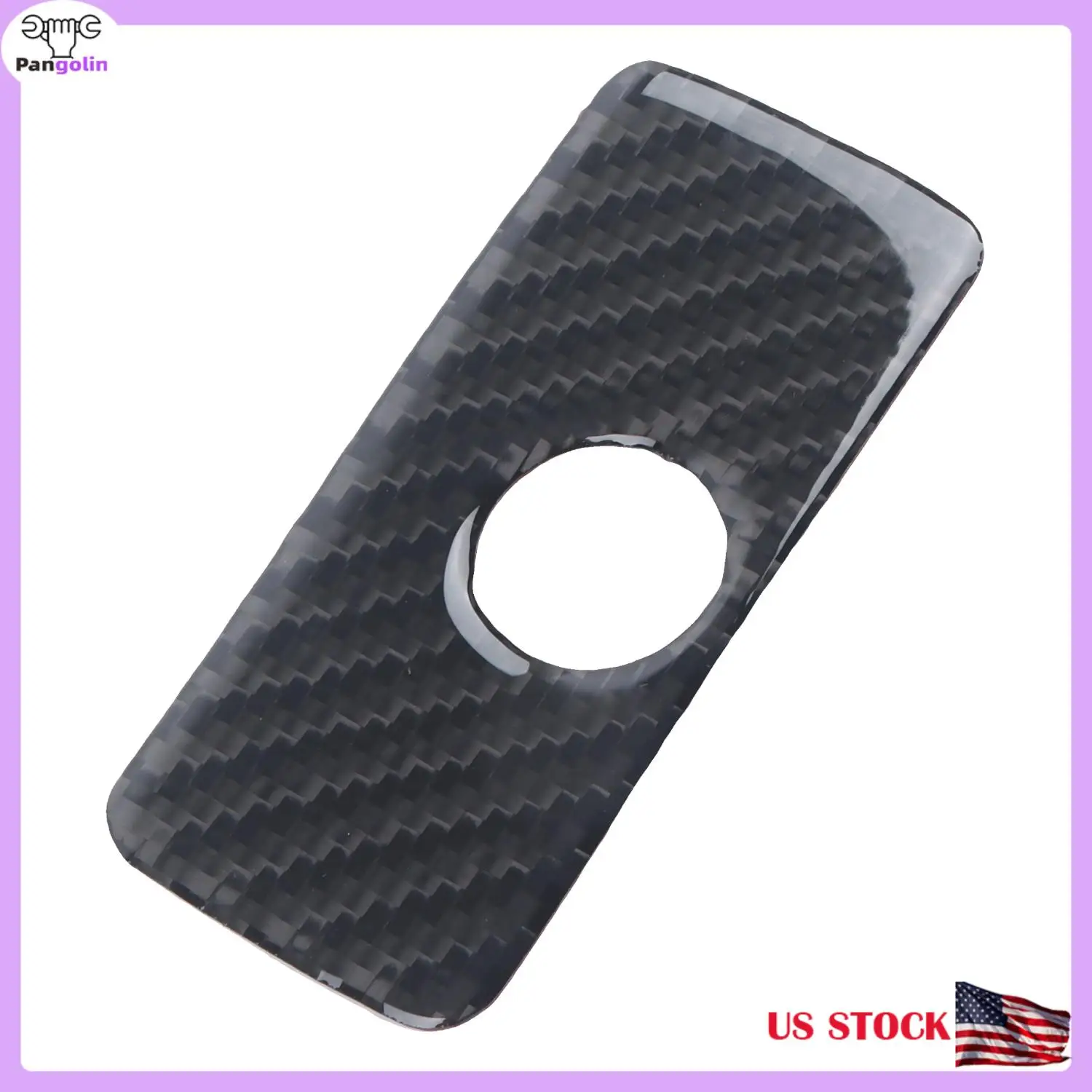 Pangolin Glove Box Handle Panel Carbon Fiber Sticker Trim For Chevrolet Camaro Car Interior Parts