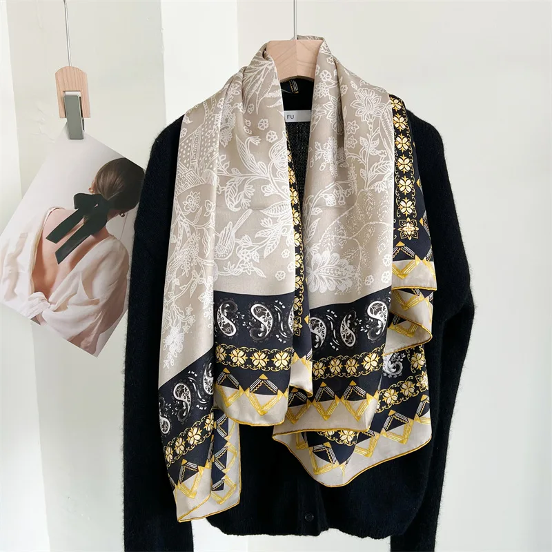 Women's Silk Scarves, Squares, Bandeaus in Luxe Prints