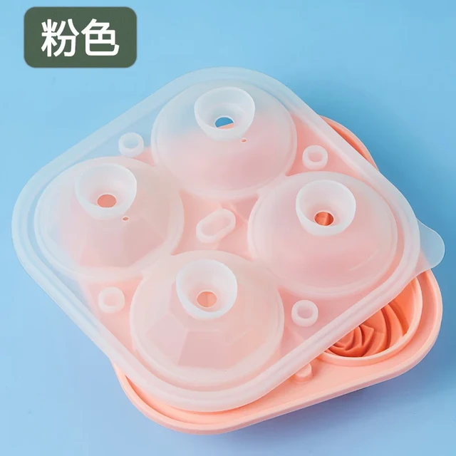 3D Rose Ice Molds 2.5 Inch, Large Ice Cube Trays, Make 4 Giant Cute Flower  Shape Ice, Silicone Rubber Fun Big Ice Ball Maker - AliExpress