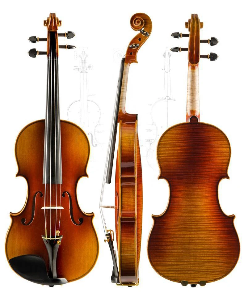 Christina V09D Violin 4/4 Stradivarius 1716 retro Oil Varnish Professional children adult beginners Violino musical instrument