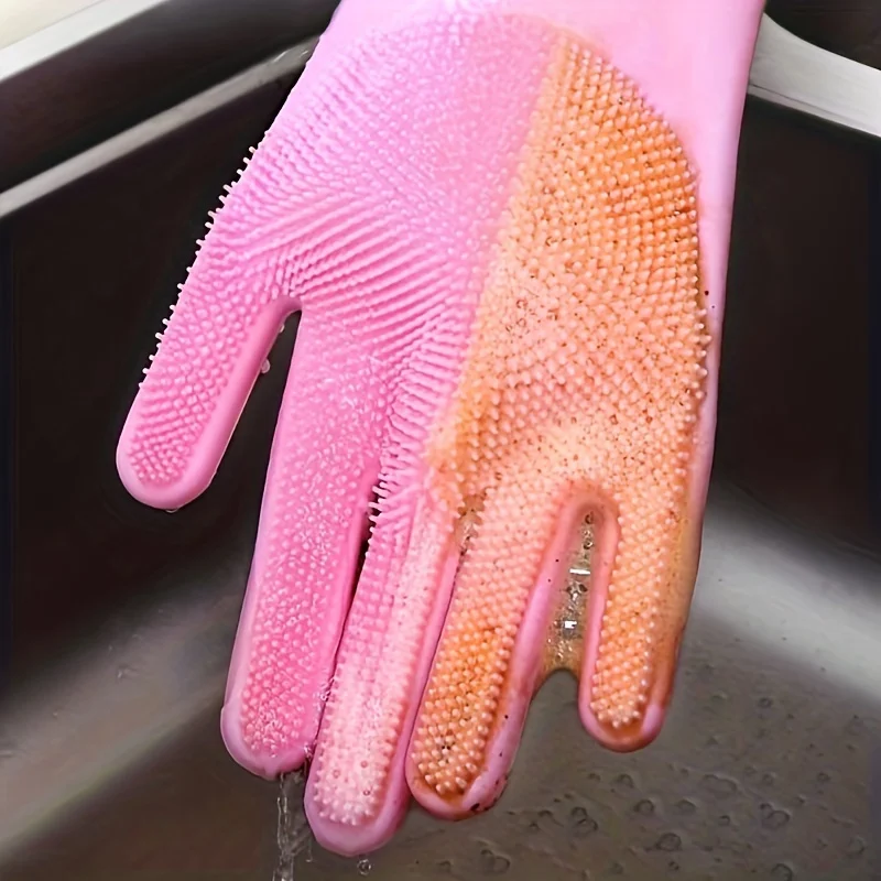 Home waterproof cleaning brush washing clothes vegetables and dishes thickened and wear-resistant 1pc
