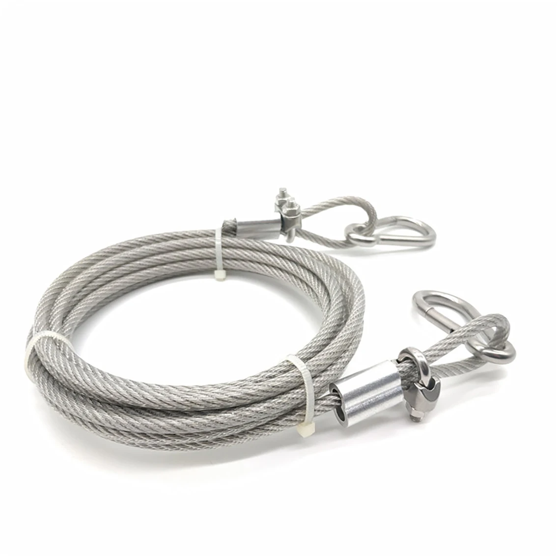 304 Stainless Steel Plastic Coated Soft Steel Wire Rope Lifting Wire Rope With A Diameter Of 4/5mm And A Length Of 2-30 Meters