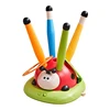 3 in 1 Ladybug Multifunction Exercise Machine Ferrule Jump Rocket Launcher Toy Sports Entertainment Game Outdoor Educational 6