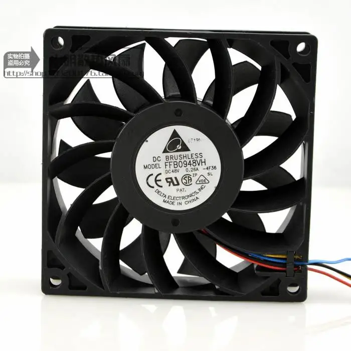 

FFB0948VH 9025 48V 0.26a 9cm Four-Wire Cooling Fan