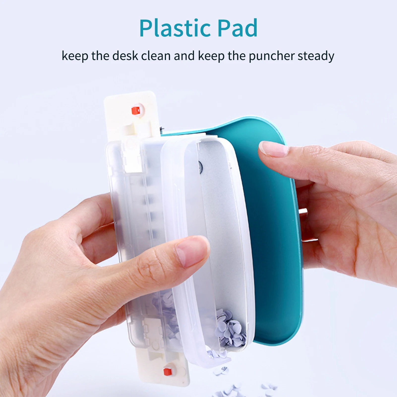 【New】KW-triO 10-Hole Paper Punch Handheld Metal Puncher Support Multiple 20/26/30 Hole Punching 10 Sheet for A4 A5 B5 Notebook