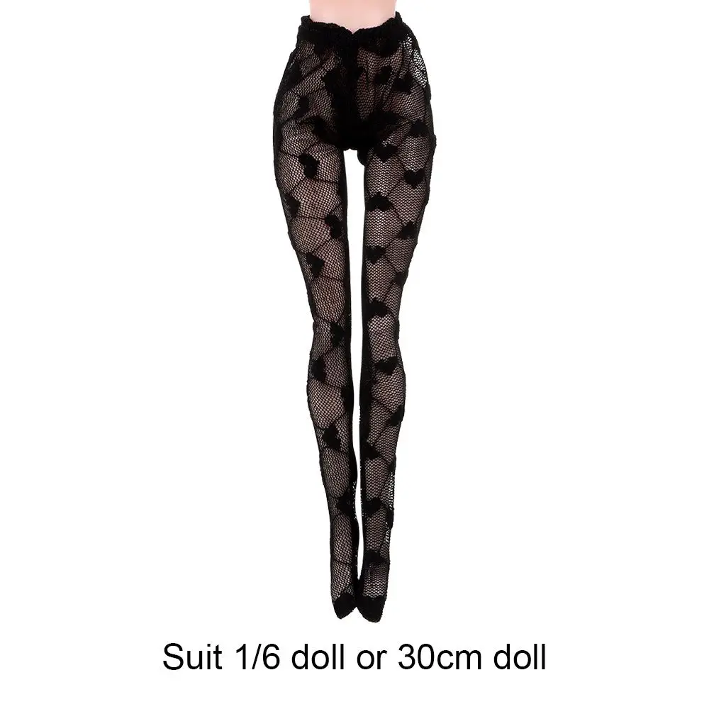 Puppe Seiden strümpfe Mini Netz strumpfhose Puppen Zubehör Strumpfhosen Höschen elastische Leggings Hosen Socken für 1/6 Puppe/30cm Puppe – Detail 1