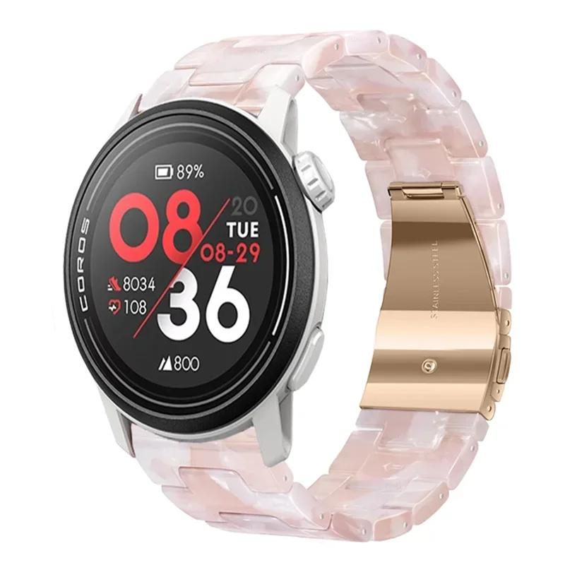 Adjustable 20mm/22mm Resin Watch Strap and Wristband Bracelet