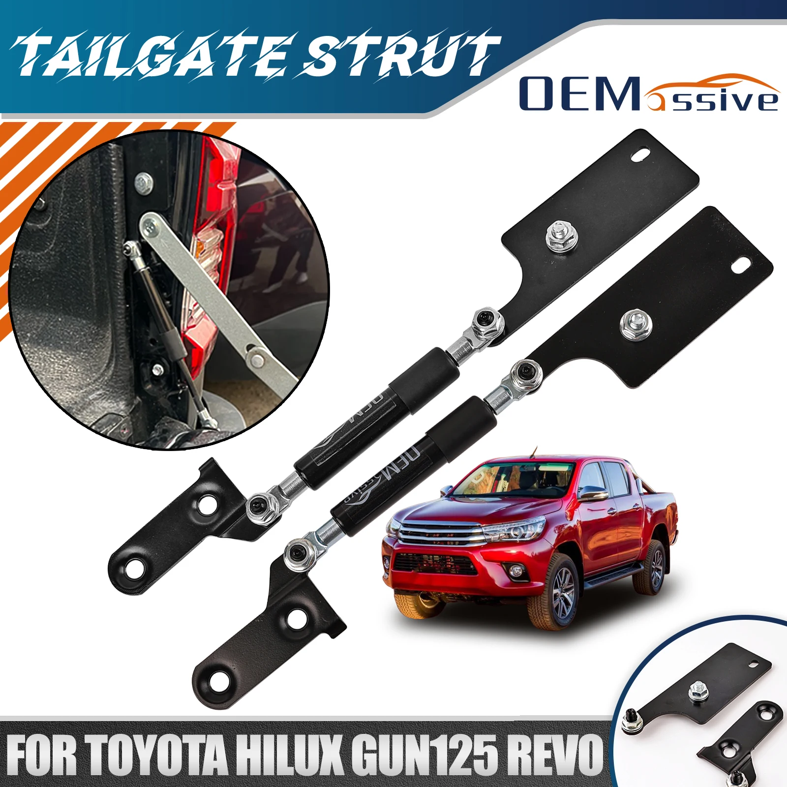 

Для Toyota Hilux Revo GUN125 GUN126 2015-2020 левая и правая задняя дверь