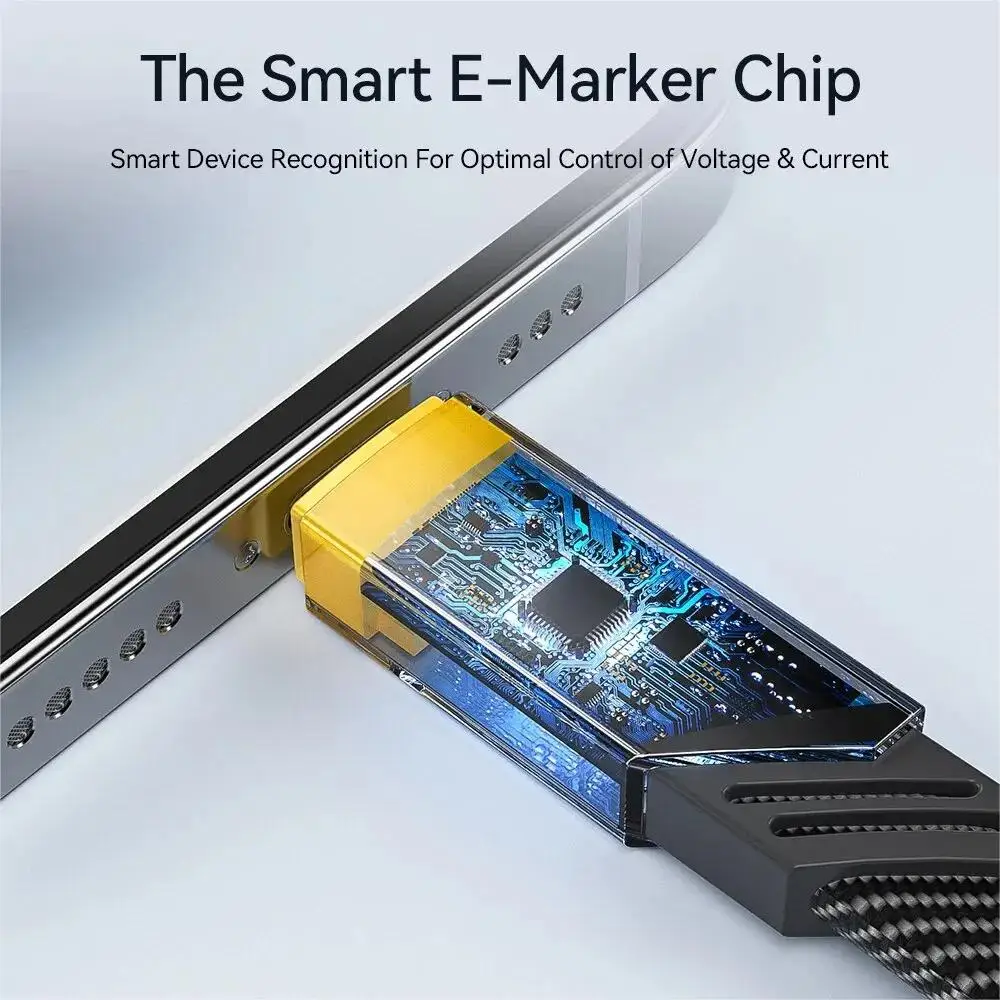 4 in 1 Fast Charging Cable Multifunctional 1M 65W Type-C 27W Compatible with Multiple Devices