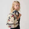 2pc New Mickey Mouse Backpack Disney Cartoon Printed Lightweight Children's Schoolbag Small Bag 2