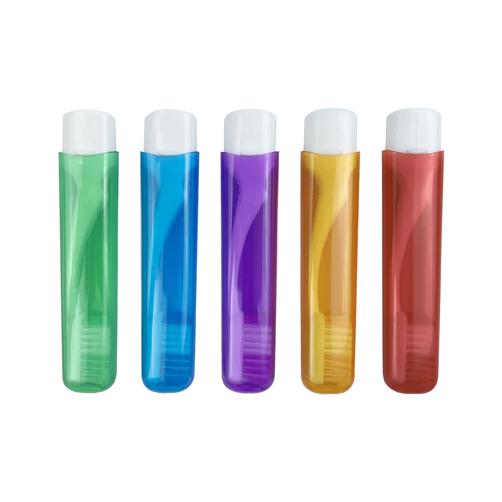 5pcs Travel Toothbrush Portable Folding Outdoor Camping Business Soft Oral Cleaning Tools portable toothbrush