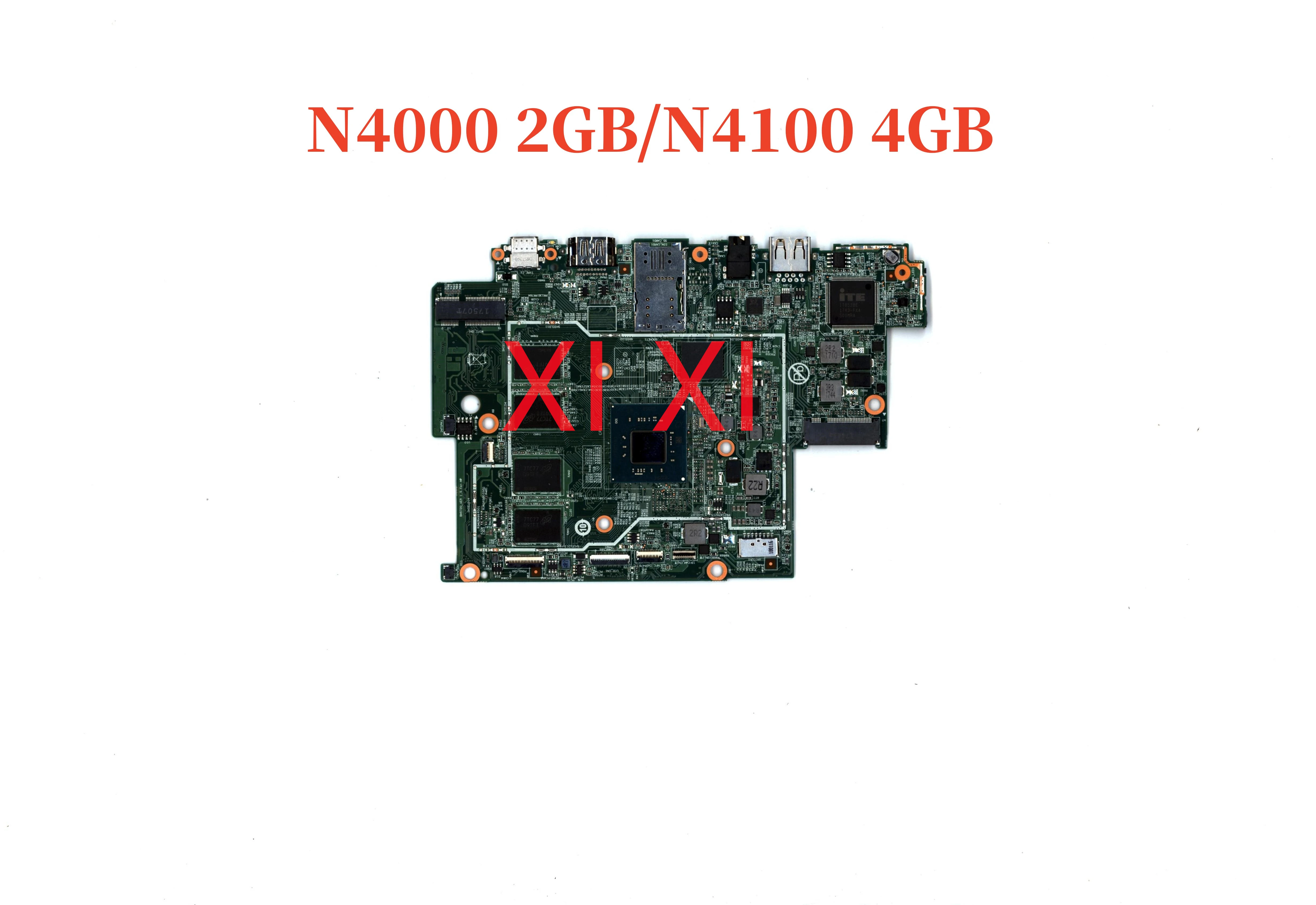 For Lenovo Tablet 10 Laptop Motherboard N4000 2GB/ N4100 4GB RAM UAM FRU 02DC098 02DC101 02DC110 100% Test OK