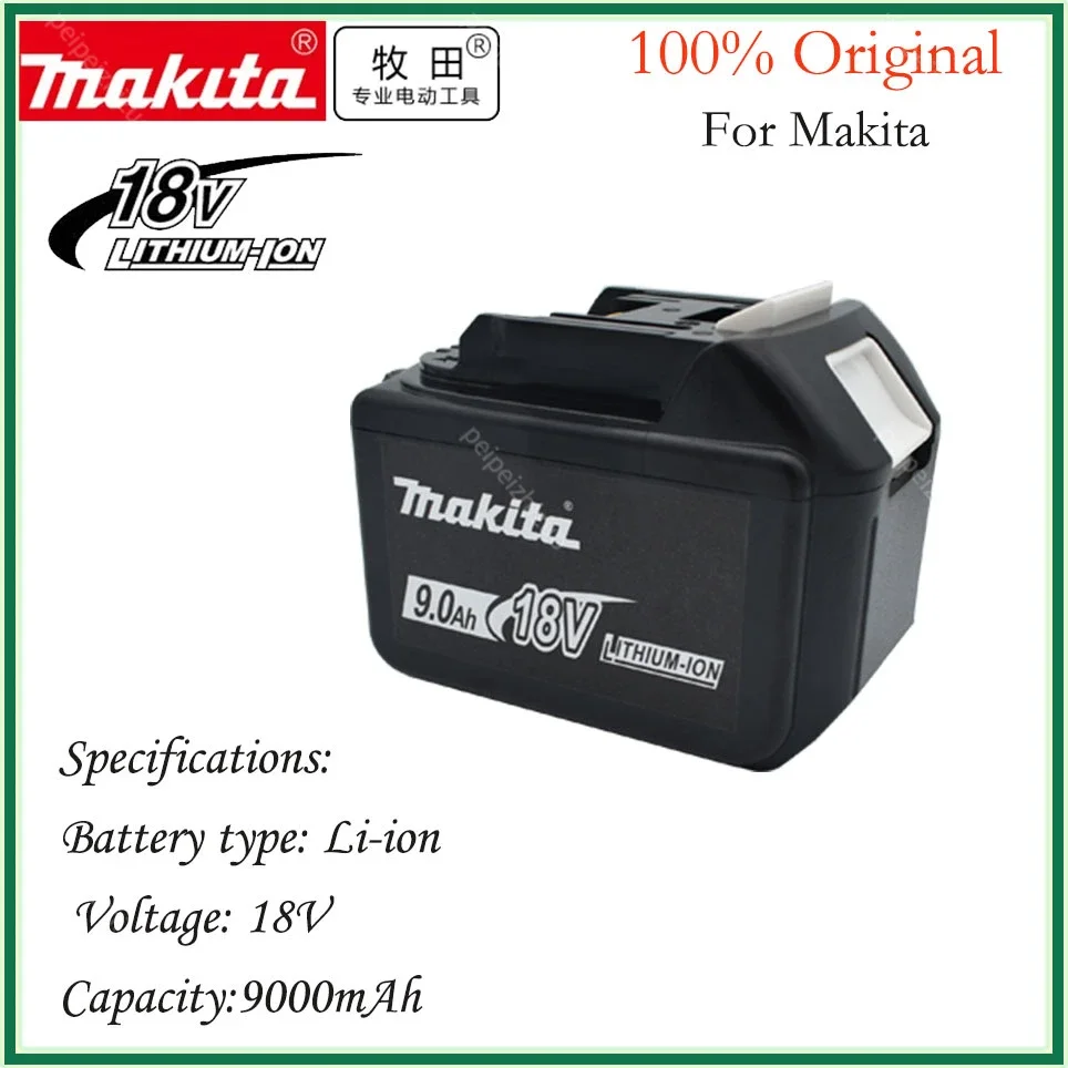 

New Makita 18V 9.0Ah Battery BL1830 BL1830B BL1840 BL1840B BL1850 BL1850B Rechargeable Battery Indicator LED