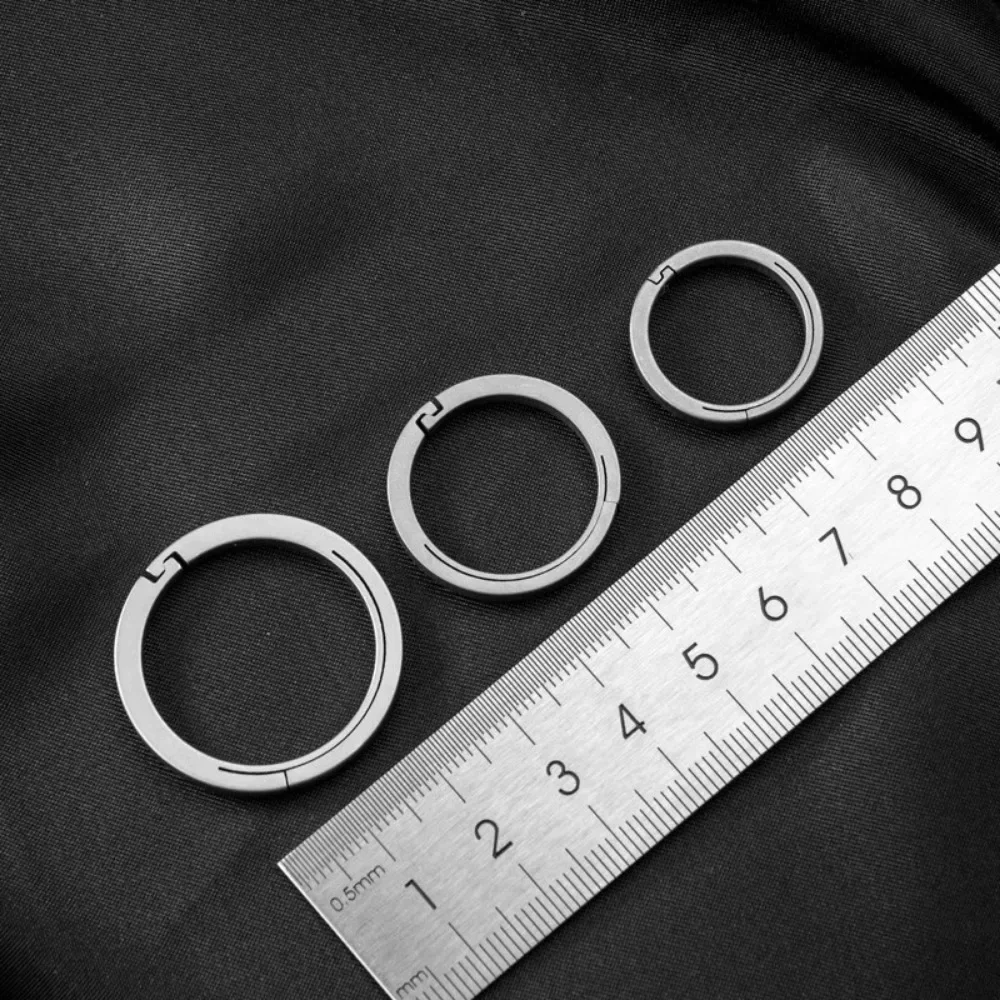 Titanium Alloy Quick Release Belt Keychain