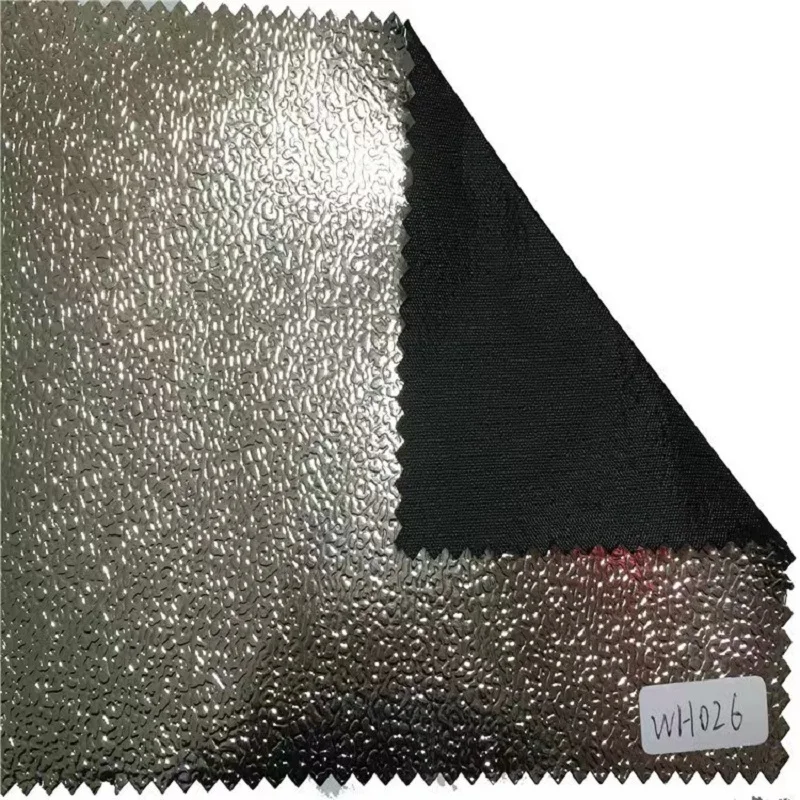 600D Reflective Oxford Cloth Waterproof Black Silver Blackout Mylar Polyester Oxford Canvas Cloth for Grow Tent Fabric