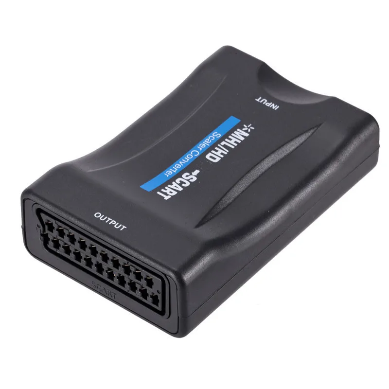 Adattatore Convertitore Audio Di Lusso Da 1080P Hd A Scart Con Cavo Usb Per Hdtv Sky Box Stb Dvd