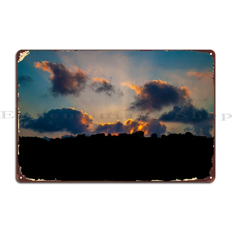 

Металлический плакат Sunset 001, Настенный декор, индивидуальный кинотеатр, жестяной плакат