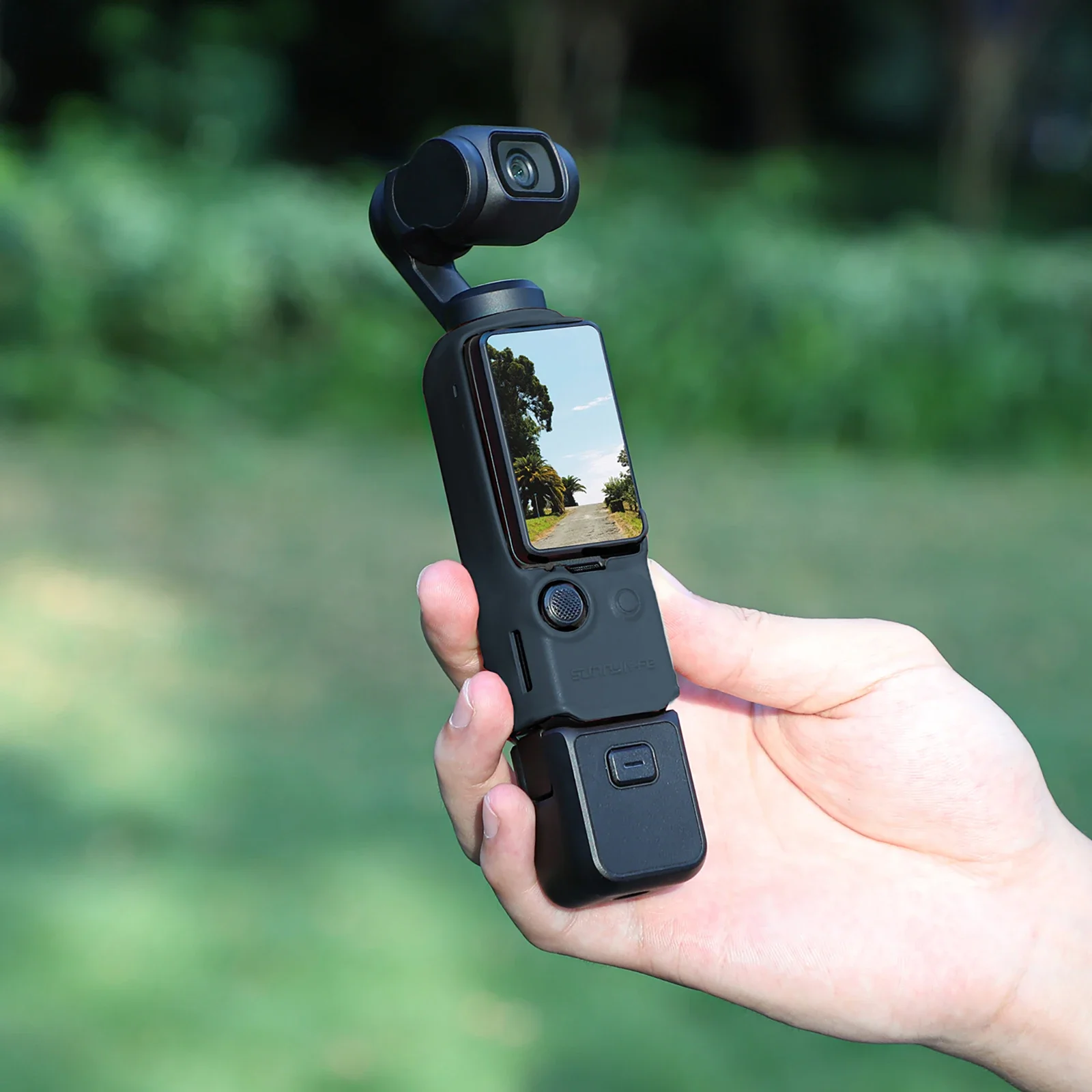 Sunnylife Silicone Case for DJI OSMO Pocket 3 Bumper Protective Case Cover Anti-scratch Flexible Soft Silicone Shell Accessories