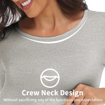 Thermal Underwear for Women Long Johns Set Cold Weather Autumn Winter Pajamas Top Bottom 2 Pieces Sets Shirts + Pants 4