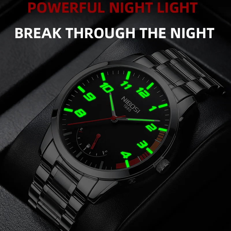 Male Quartz Watch for Men Business Watches Luminous Military Waterproof Car Wheel Clock_voghion.com