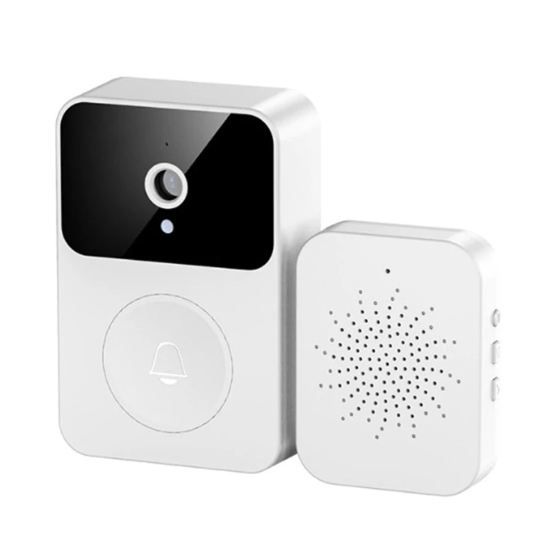 

Wireless Video Doorbell Camera with Chimes Powered 2-Way Audios Doorbell Dropship