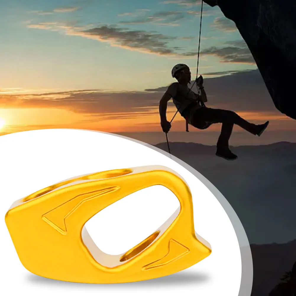 Rock Climbing Arrestor Ascender Adjustable Rope Ascender Ergonomic Handle Ascending Descender Aluminum Alloy for Rock Climbing