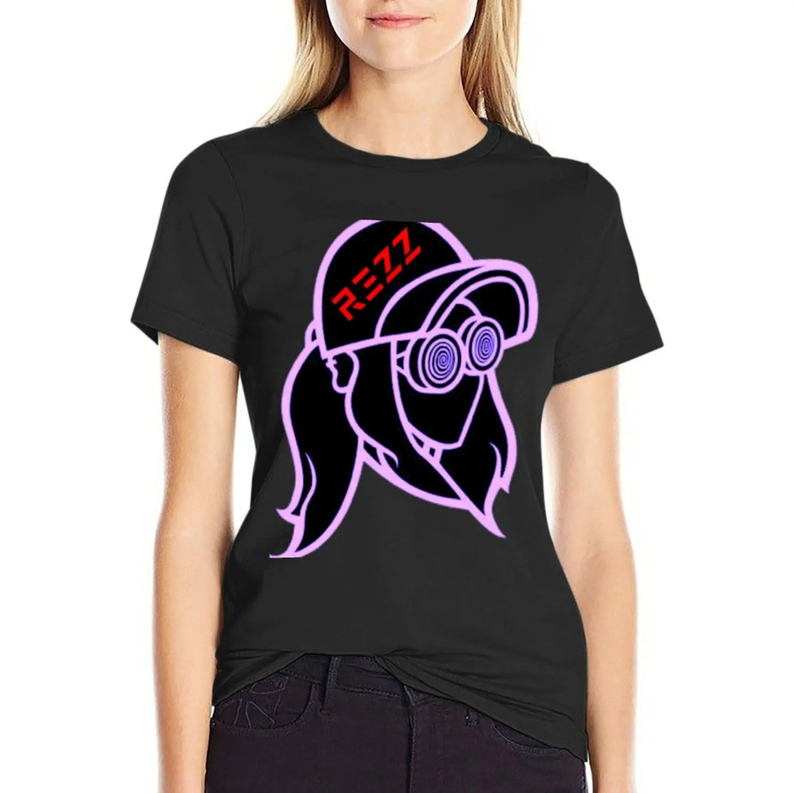 

Rezz dj record producer best logo Classic T-Shirt lady clothes korean fashion t-shirt dress for Women graphic