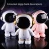 Astronaut Money Boxes Multifunctional with Light String Coins Collection Ornament Party Props Battery Powered for Children Gifts 4